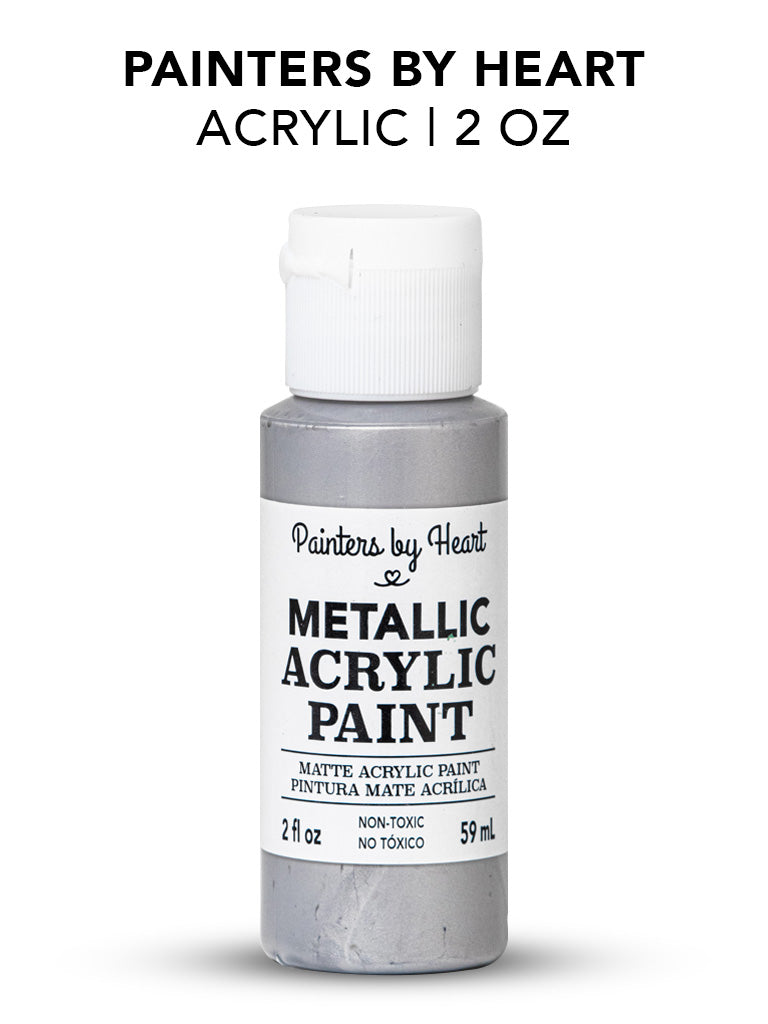 Painters by Heart, Matte Acrylic Paint, 2 Fl Oz, Assorted Matte Colors, 6-Pack