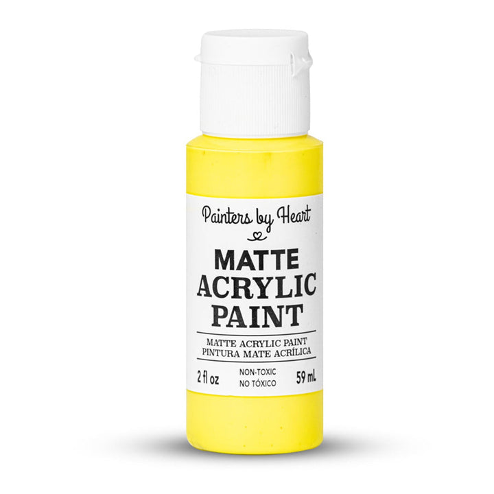 Painters by Heart, Matte Acrylic Paint, 2 Fl Oz, Assorted Matte Colors