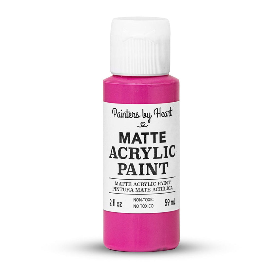 Painters by Heart, Matte Acrylic Paint, 2 Fl Oz, Assorted Matte Colors