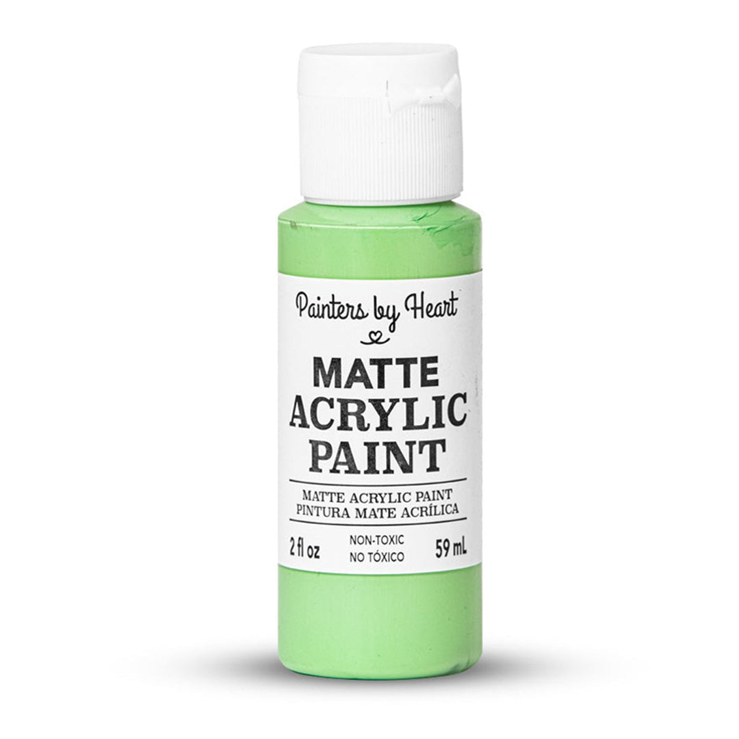 Painters by Heart, Matte Acrylic Paint, 2 Fl Oz, Assorted Matte Colors, 6-Pack