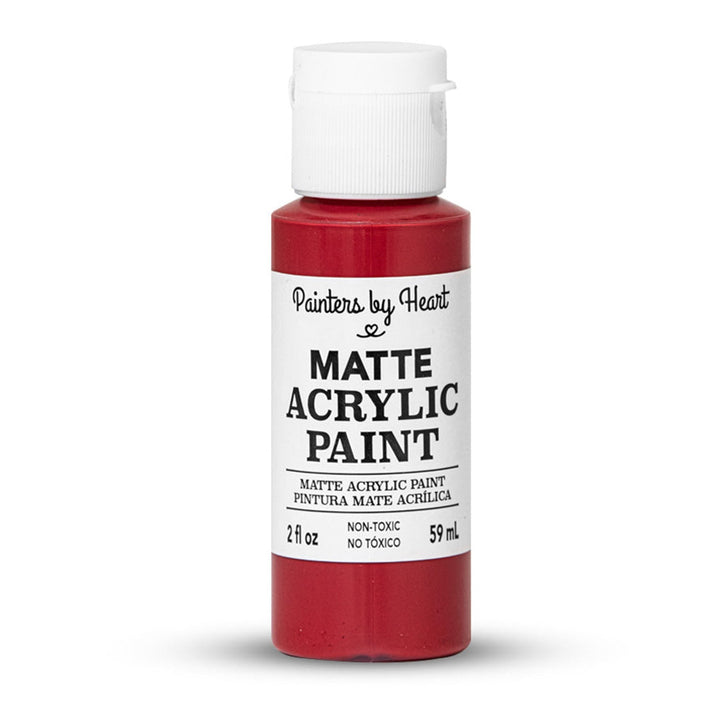 Painters by Heart, Matte Acrylic Paint, 2 Fl Oz, Assorted Matte Colors