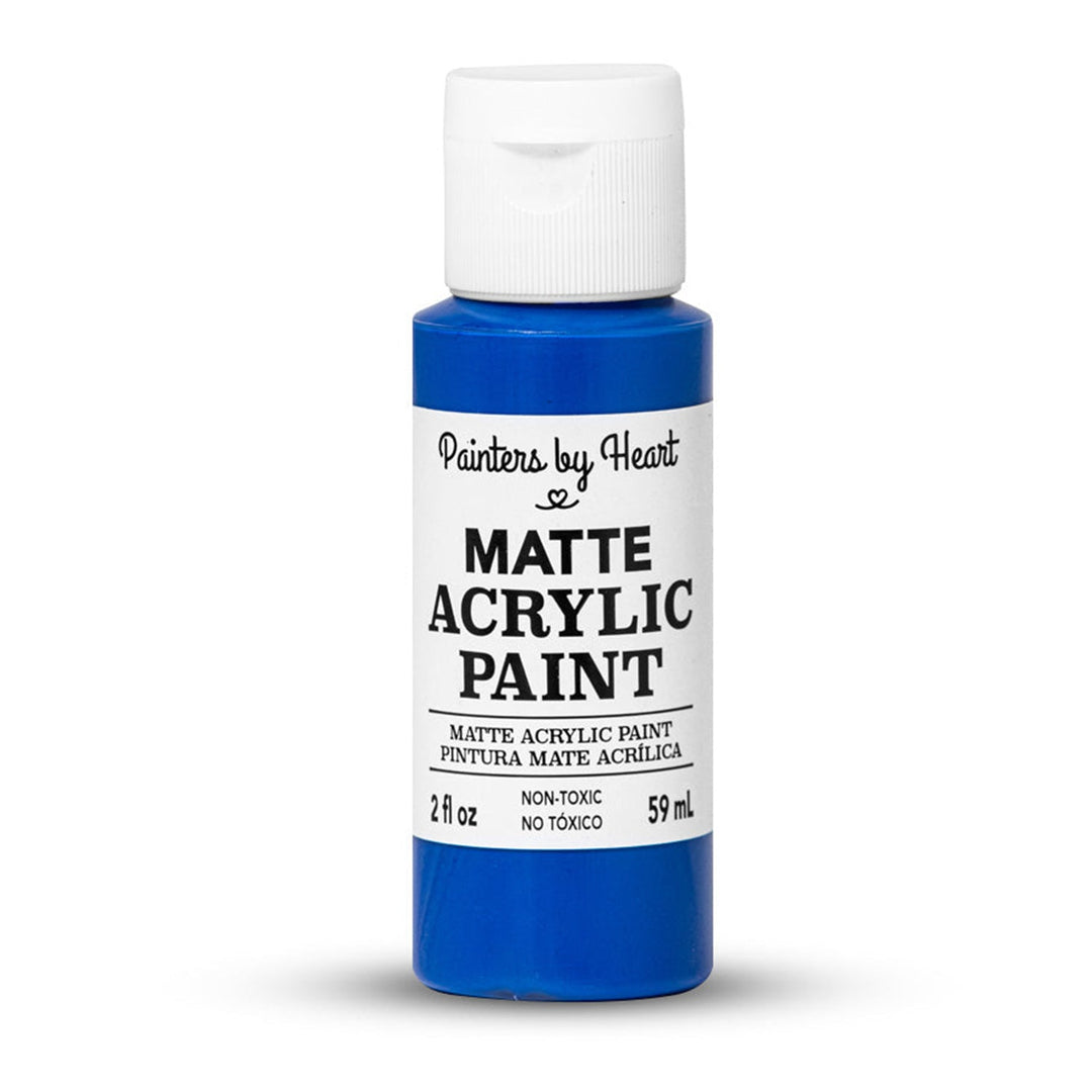 Painters by Heart, Matte Acrylic Paint, 2 Fl Oz, Assorted Matte Colors, 6-Pack