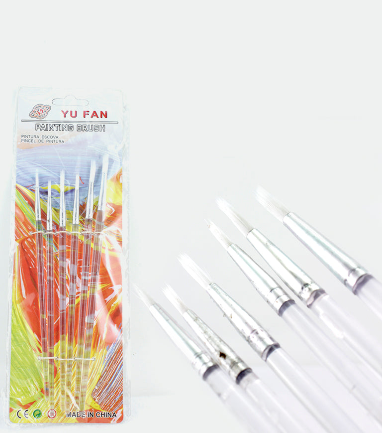 Art Brushes,  Small to Large Synthetic Nylon Brush