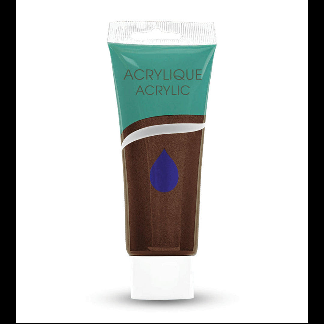 Acrylic Paint Tube,  Variety of Bright Colors, 75 ml.