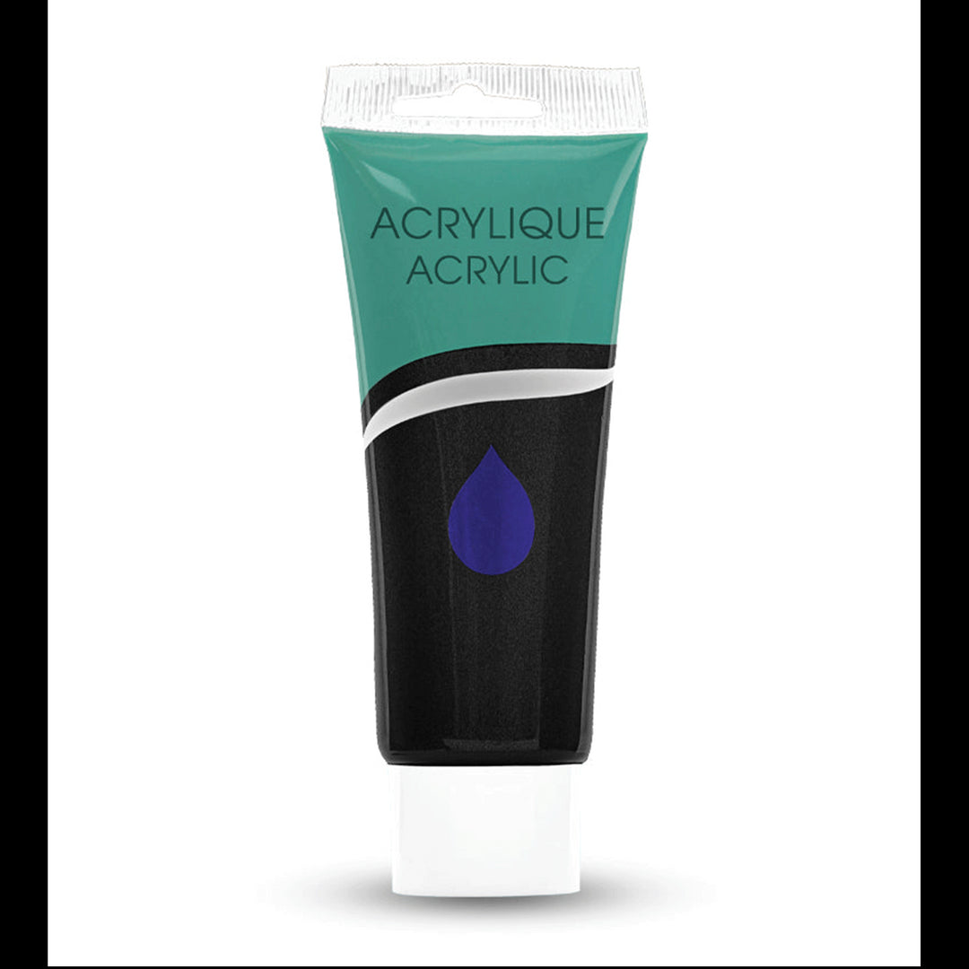 Acrylic Paint Tube,  Variety of Bright Colors, 75 ml.