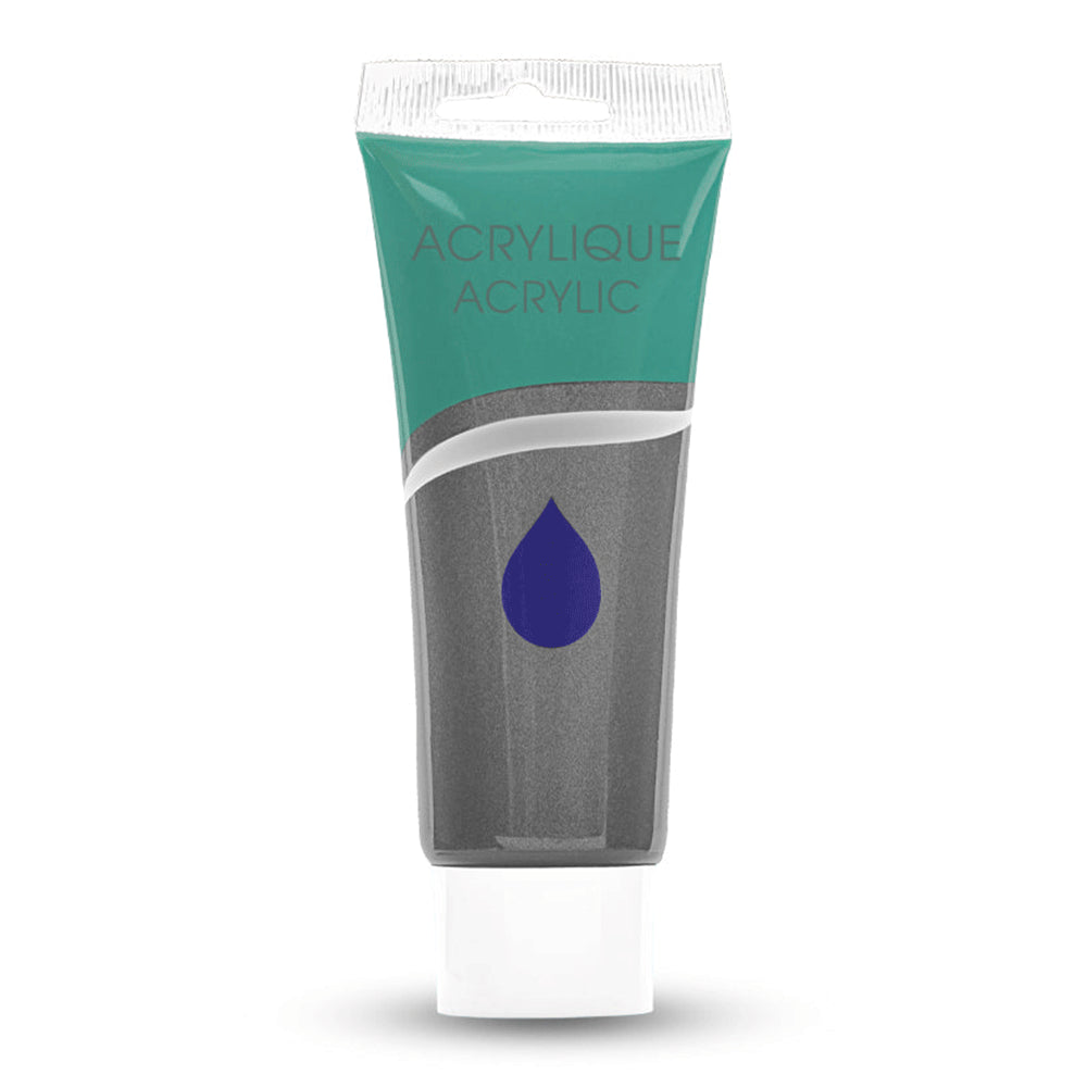 Acrylic Paint Tube,  Variety of Bright Colors, 75 ml.