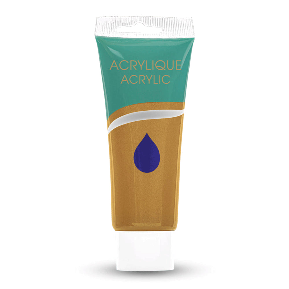 Acrylic Paint Tube,  Variety of Bright Colors, 75 ml.