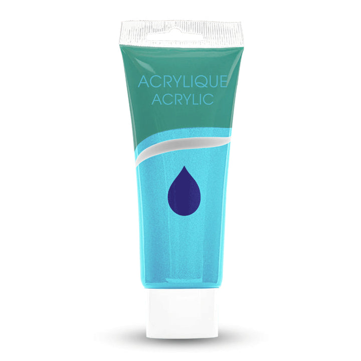 Acrylic Paint Tube,  Variety of Bright Colors, 75 ml.