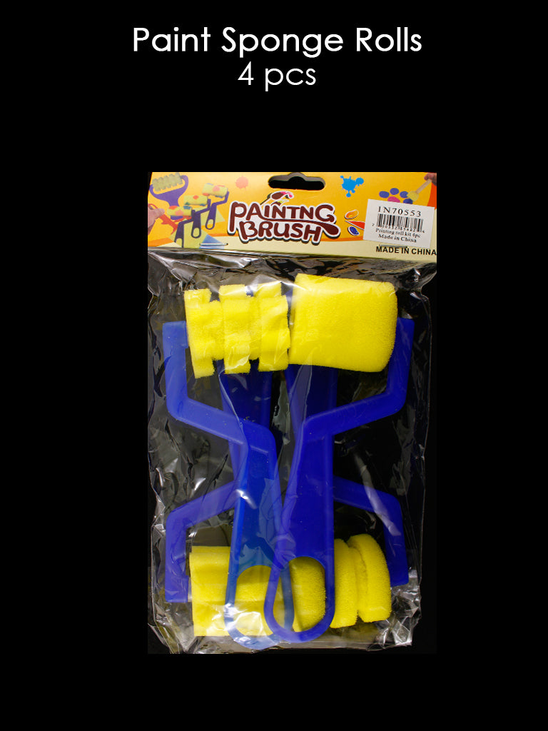 Foam Roller Pack, Pattern Creator, 12 packs of 4 Pieces