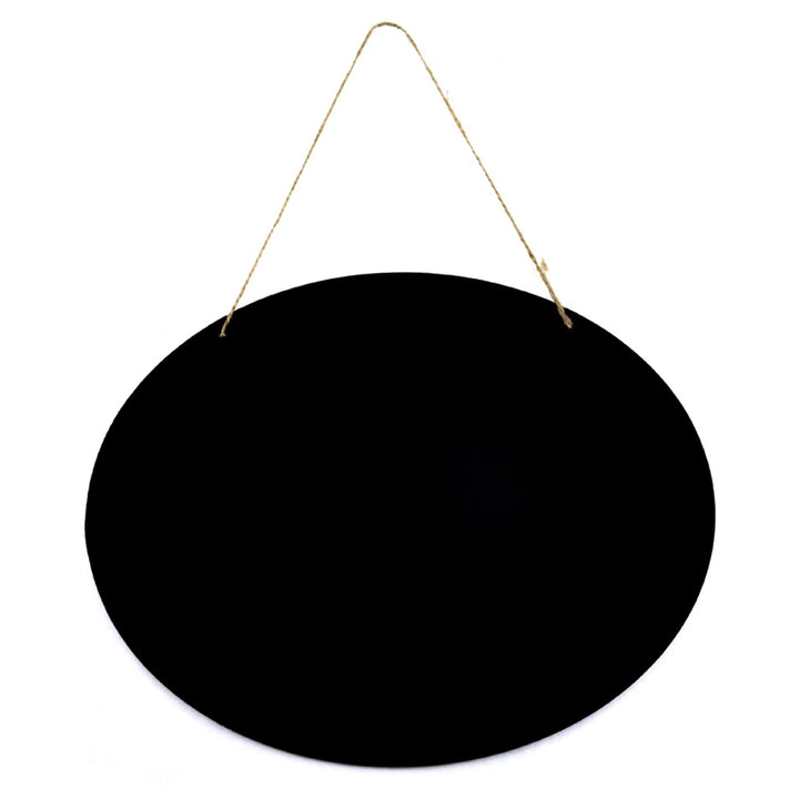 Oval Blackboard for Hanging, 12" X 9 1/4". 1 Piece, 6-Pack