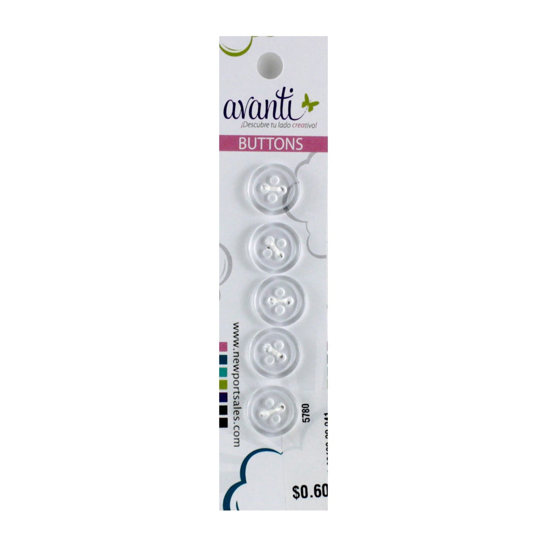 Sewing Buttons – 20L (11.5mm / 0.45 inches) with 2 Holes – Perfect for Jackets, Handbags & Decorative Items, 12-Pack