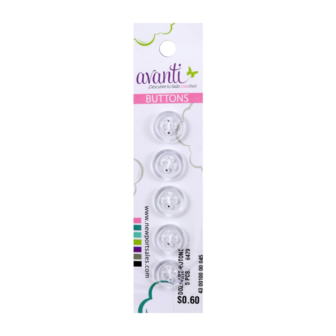 Sewing Buttons – 20L (11.5mm / 0.45 inches) with 4 Holes – Perfect for Jackets, Handbags & Decorative Items