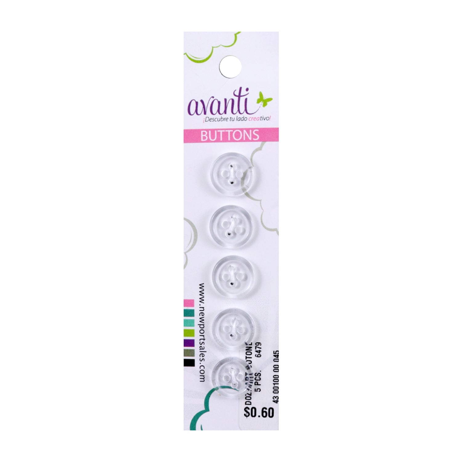 Sewing Buttons – 20L (11.5mm / 0.45 inches) with 4 Holes – Perfect for ...