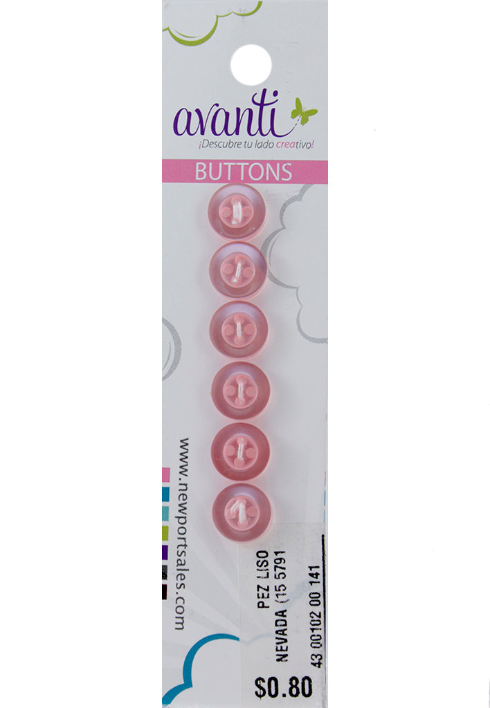 Sewing Buttons – 15L (9.0mm / 0.35 inches) with 4 Holes – Perfect for Blouses, Dresses & Decorative Accents, 12-Pack