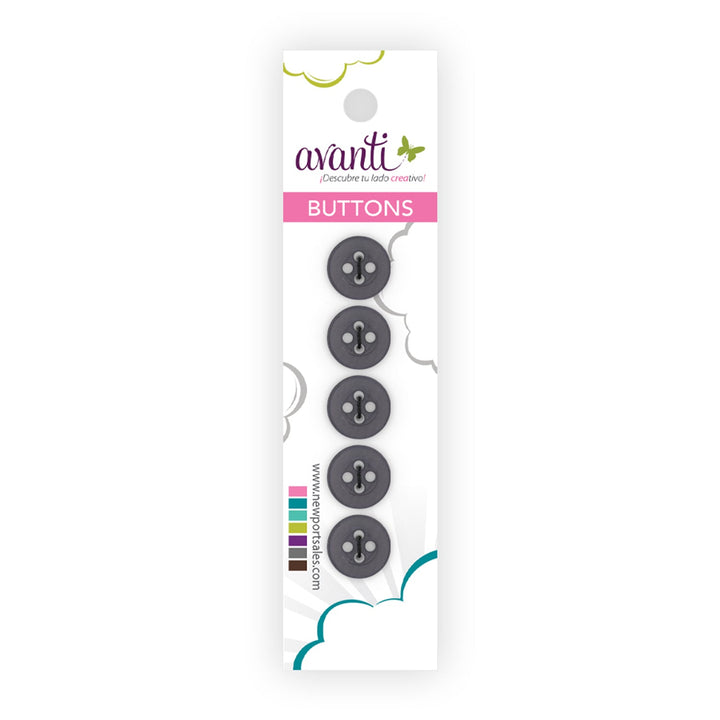 Sewing Buttons – 18L (11mm / 7/16 inches) with 4 Holes – Perfect for Shirts, Cardigans & Accessories, 12-Pack