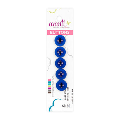 Plastic Circular Button, Sew-through, 4 holes, 13mm - 21 ligne, Color Variety