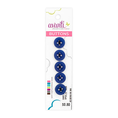 Plastic Circular Button, Sew-through, 4 holes, 13mm - 21 ligne, Color Variety