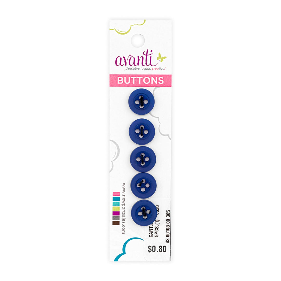 Sewing Buttons – 20L (11.5mm / 0.45 inches) with 4 Holes – Perfect for Jackets, Sweaters & Accessories, 12-Pack