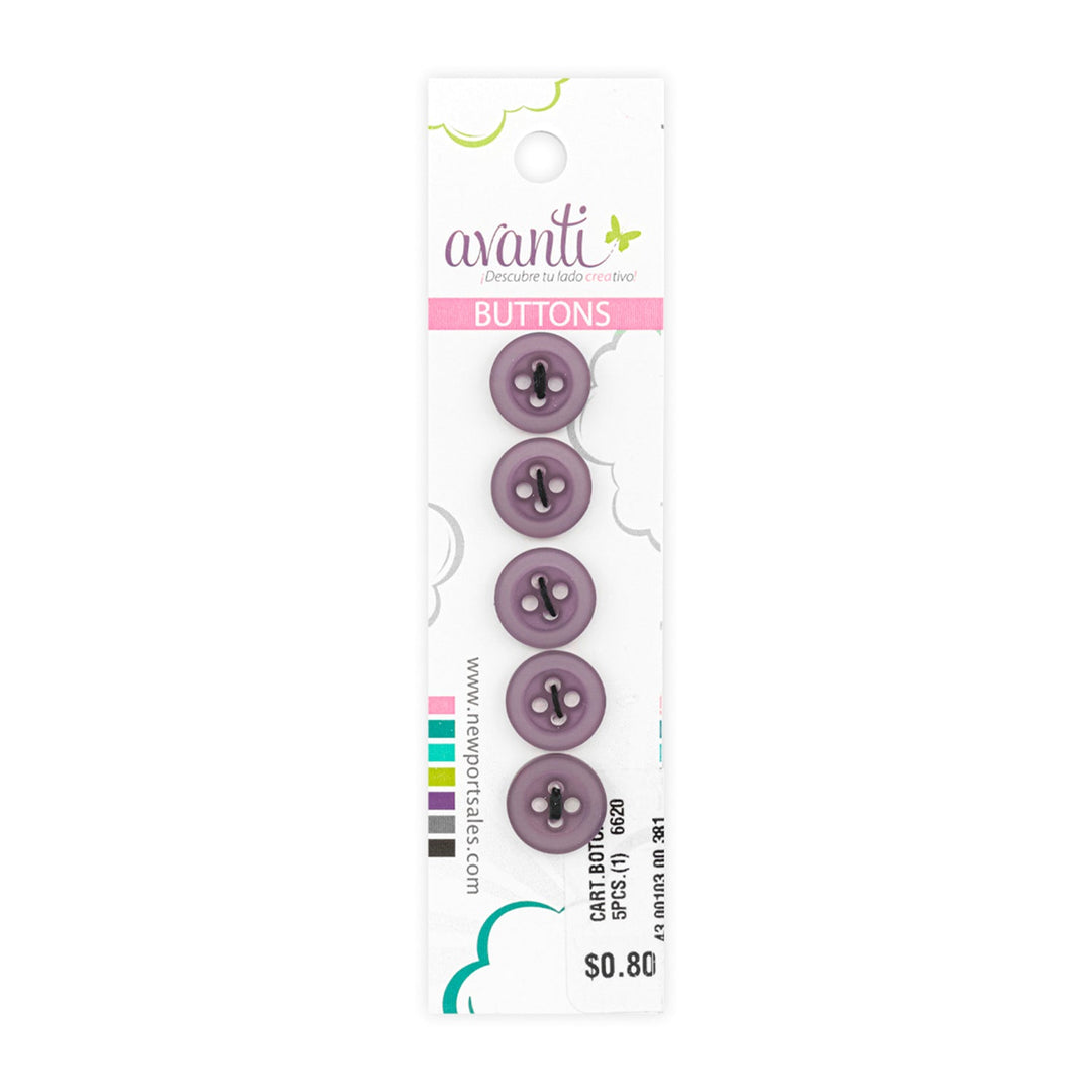 Sewing Buttons – 20L (11.5mm / 0.45 inches) with 4 Holes – Perfect for Jackets, Sweaters & Accessories