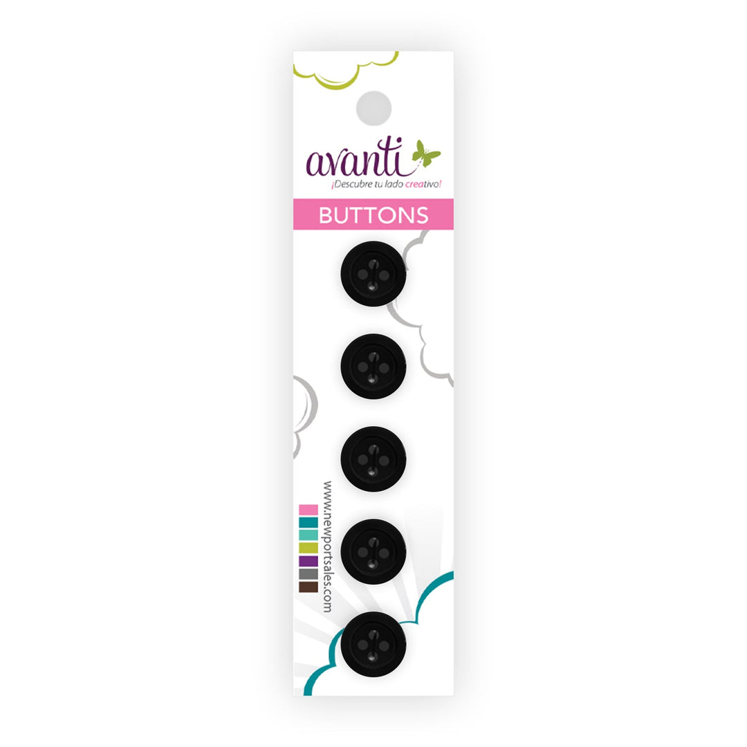 Sewing Buttons – 18L (10.5mm / 0.41 inches) with 4 Holes – Perfect for Jackets, Cardigans & Accessories