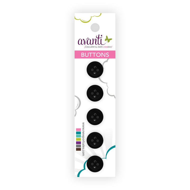 Sewing Buttons – 18L (10.5mm / 0.41 inches) with 4 Holes – Perfect for Jackets, Cardigans & Accessories