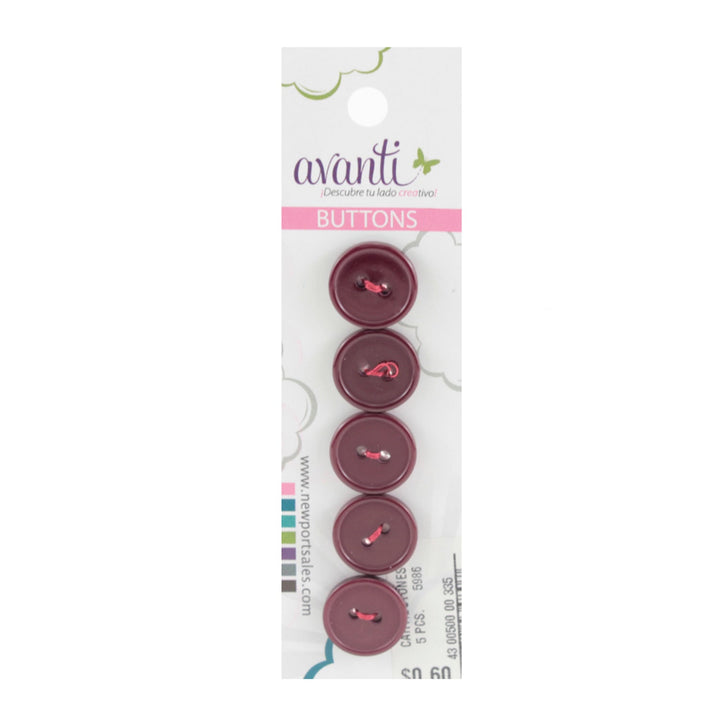 Sewing Buttons – 23L (13.0mm / 0.51 inches) with 2 Holes – Perfect for Coats, Jackets & Accessories