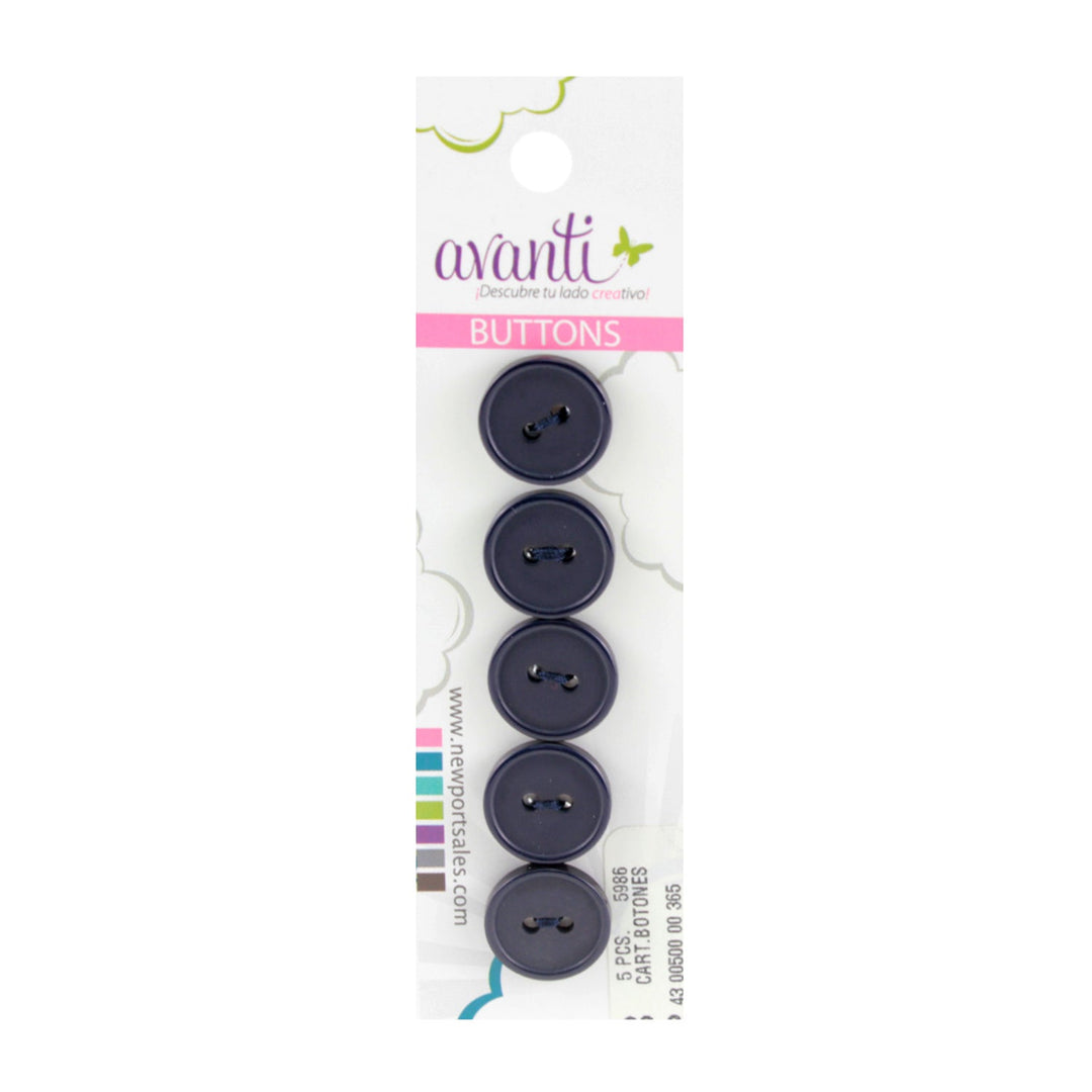 Sewing Buttons – 23L (13.0mm / 0.51 inches) with 2 Holes – Perfect for Coats, Jackets & Accessories, 12-Pack