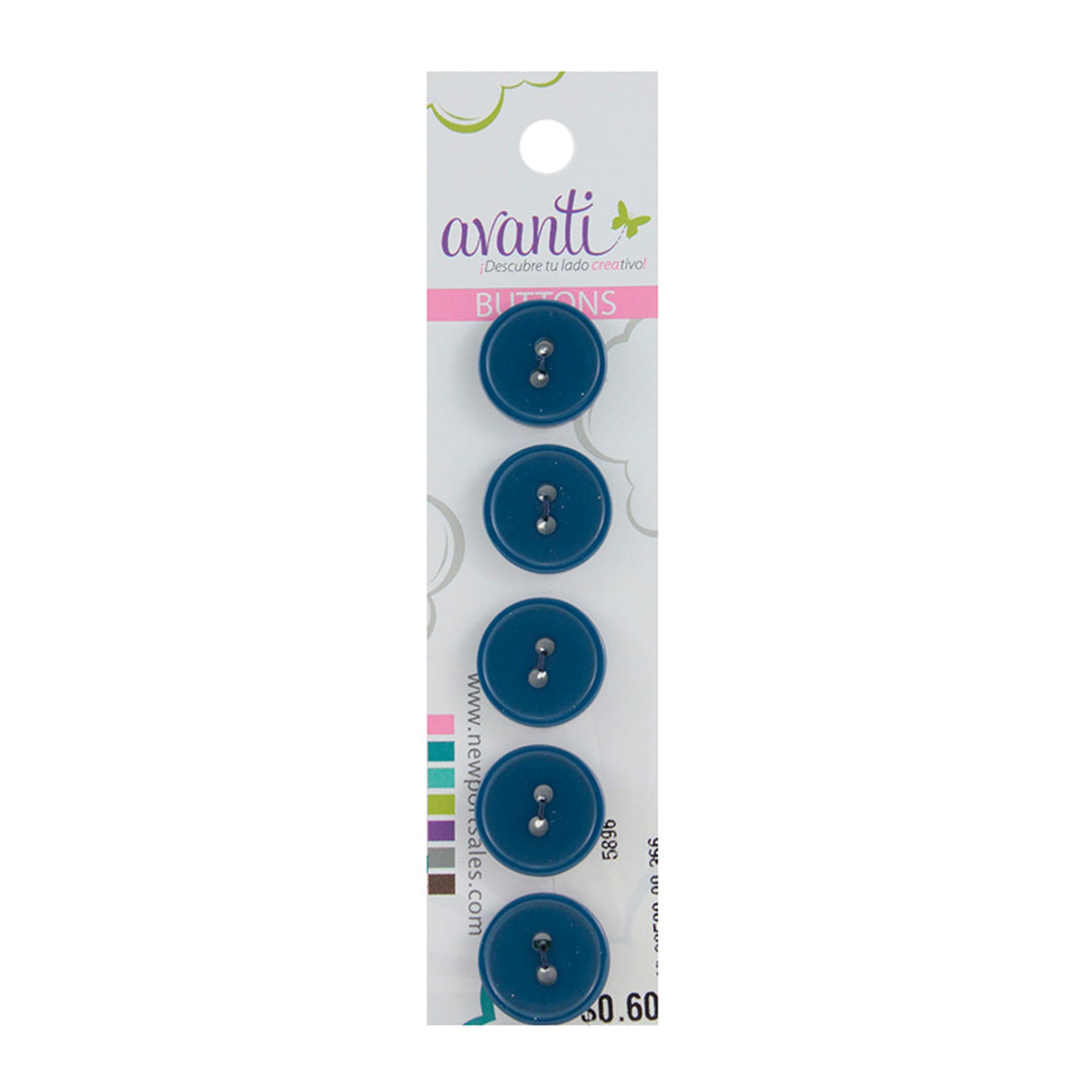 Sewing Buttons – 23L (13.0mm / 0.51 inches) with 2 Holes – Perfect for Coats, Jackets & Accessories