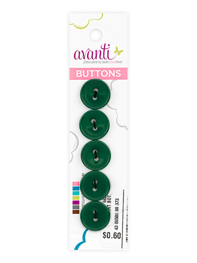 Sewing Buttons – 23L (13.0mm / 0.51 inches) with 2 Holes – Perfect for Coats, Jackets & Accessories, 12-Pack
