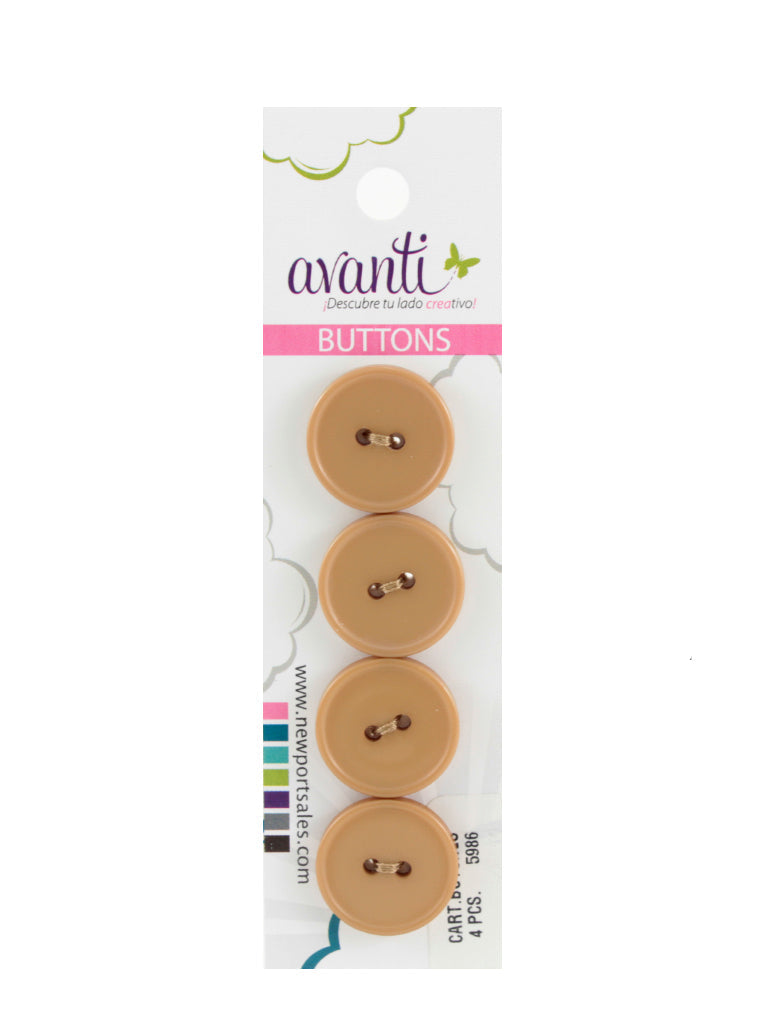 Sewing Buttons – 29L (18.0mm / 0.71 inches) with 2 Holes – Perfect for Dresses, Jackets & Handbags, 12-Pack