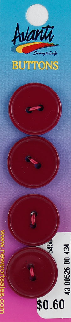 Sewing Buttons – 29L (18.0mm / 0.71 inches) with 2 Holes – Perfect for Dresses, Jackets & Handbags, 12-Pack