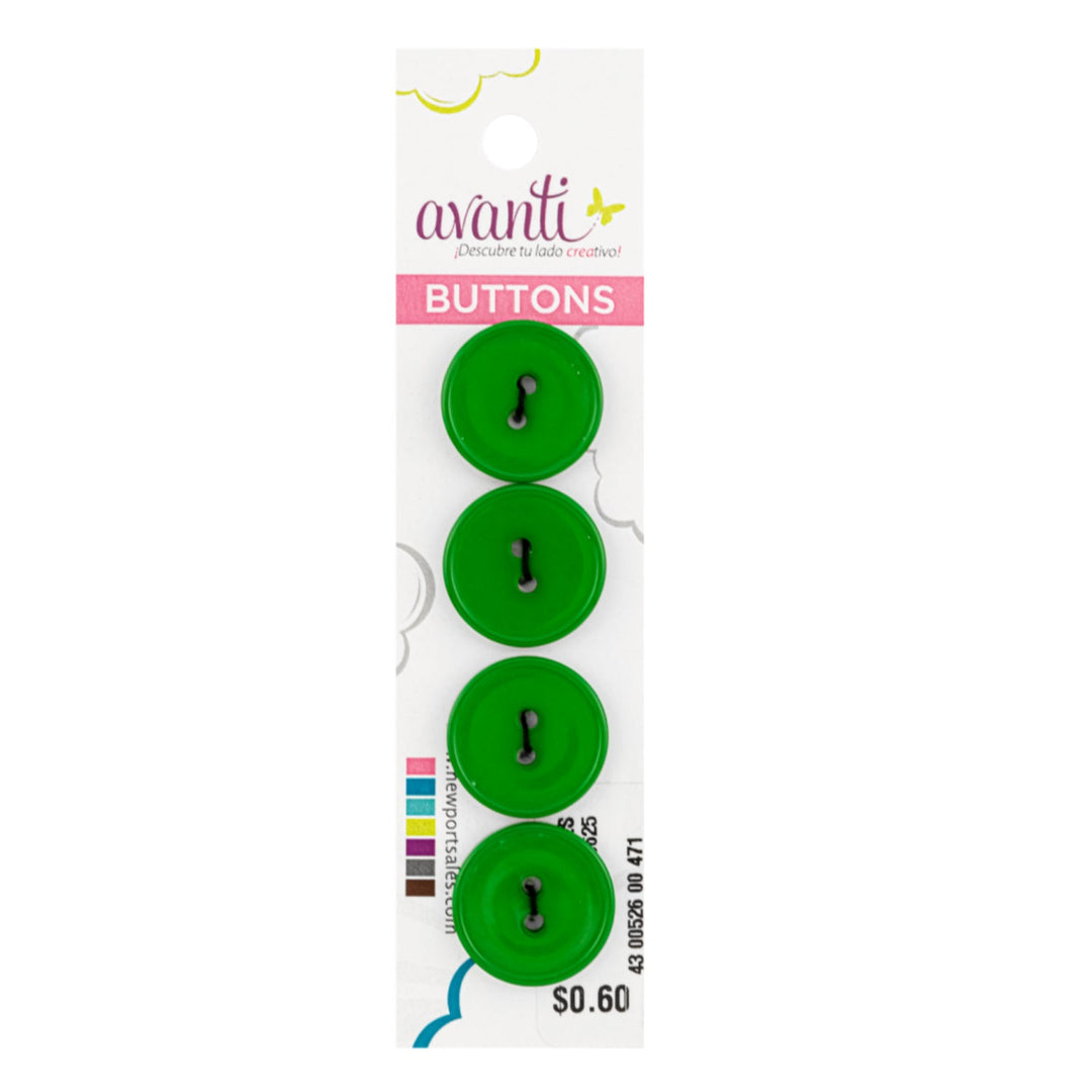 Sewing Buttons – 29L (18.0mm / 0.71 inches) with 2 Holes – Perfect for Dresses, Jackets & Handbags, 12-Pack