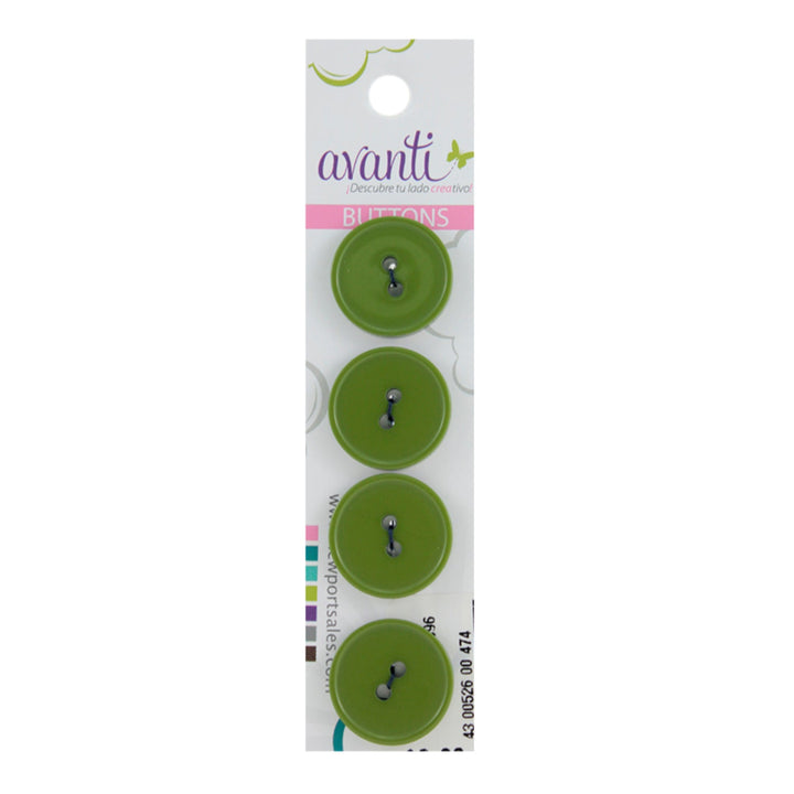 Sewing Buttons – 29L (18.0mm / 0.71 inches) with 2 Holes – Perfect for Dresses, Jackets & Handbags, 12-Pack