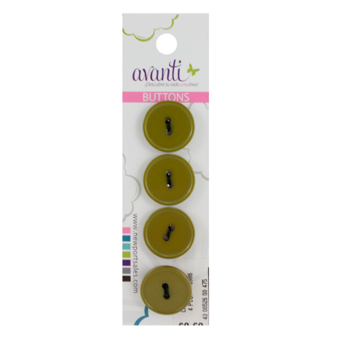 Sewing Buttons – 29L (18.0mm / 0.71 inches) with 2 Holes – Perfect for Dresses, Jackets & Handbags
