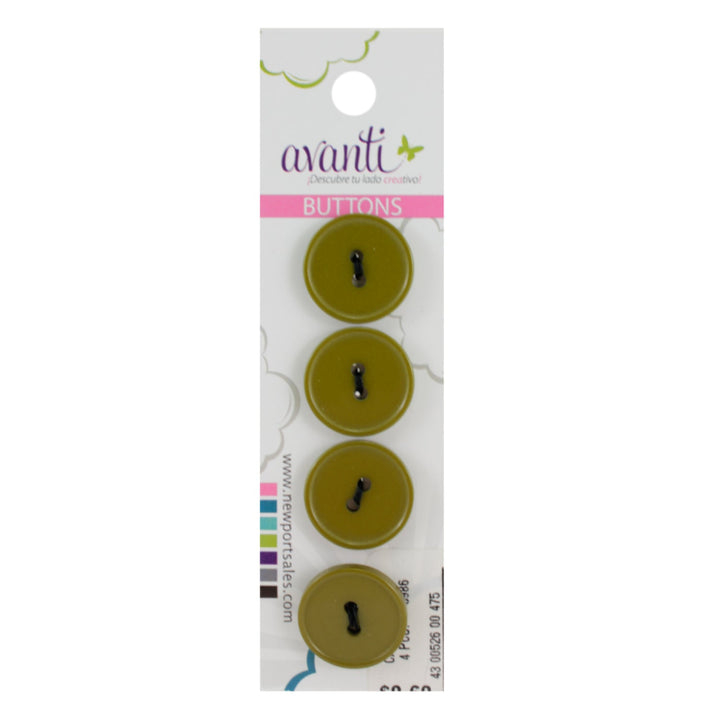 Sewing Buttons – 29L (18.0mm / 0.71 inches) with 2 Holes – Perfect for Dresses, Jackets & Handbags, 12-Pack