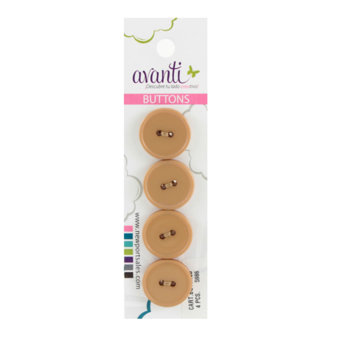 Sewing Buttons – 29L (18.0mm / 0.71 inches) with 2 Holes – Perfect for Dresses, Jackets & Handbags