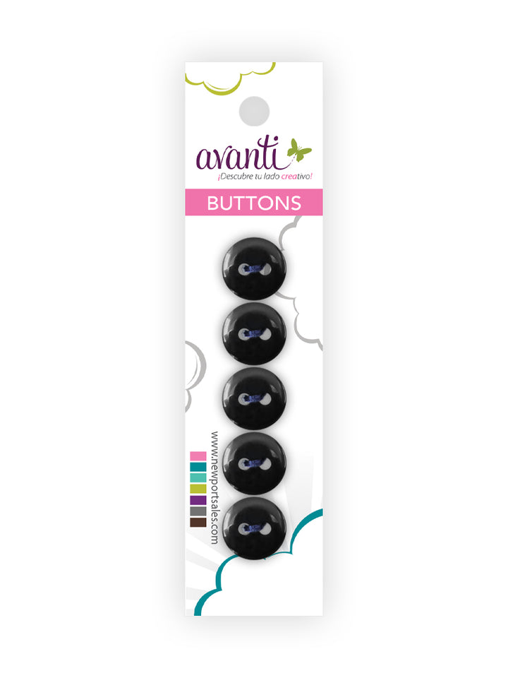 Sewing Buttons – 20L (11.5mm / 0.45 inches) with 2 Holes – Perfect for Jackets, Sweaters & Handbags, 12-Pack