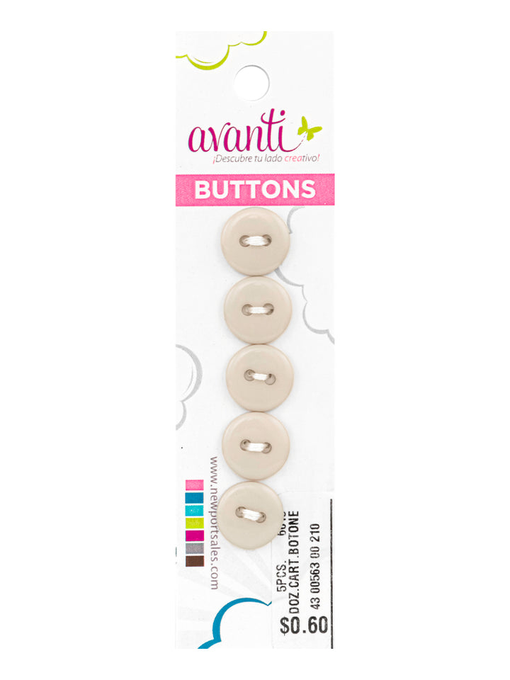 Sewing Buttons – 20L (11.5mm / 0.45 inches) with 2 Holes – Perfect for Jackets, Sweaters & Handbags