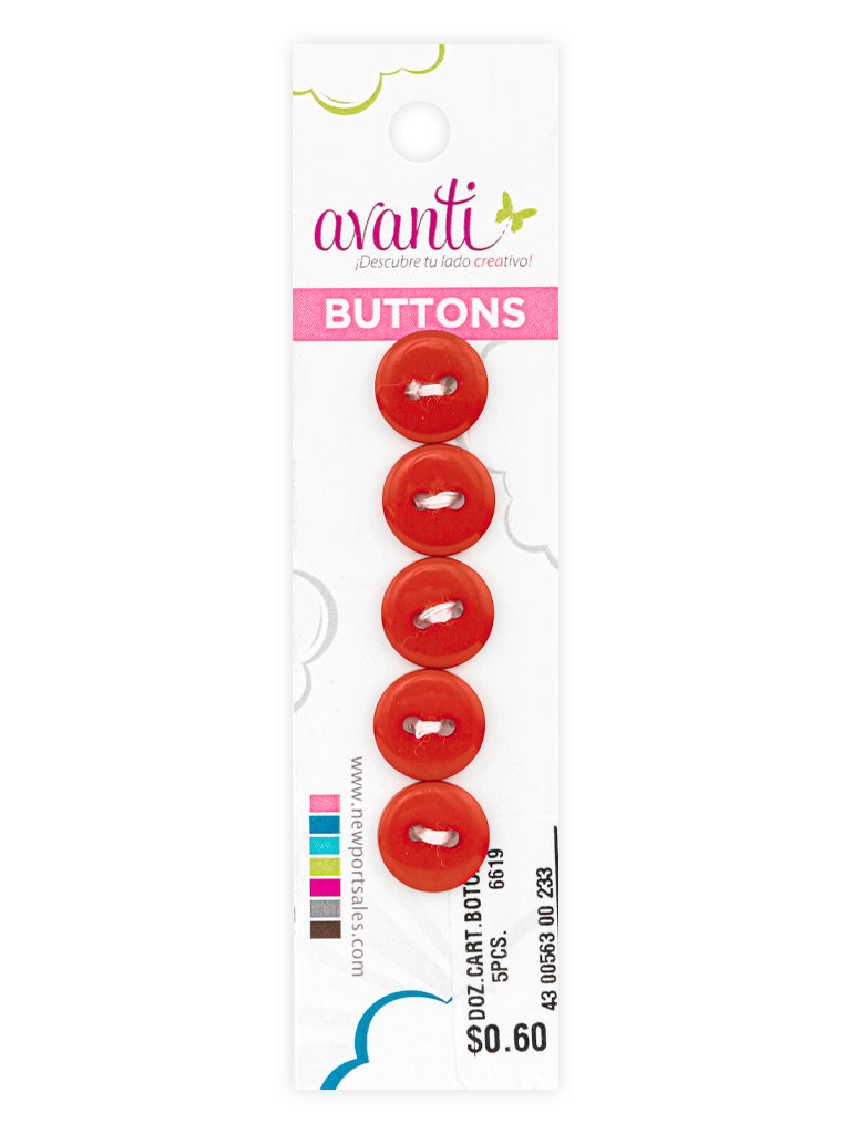 Sewing Buttons – 20L (11.5mm / 0.45 inches) with 2 Holes – Perfect for Jackets, Sweaters & Handbags