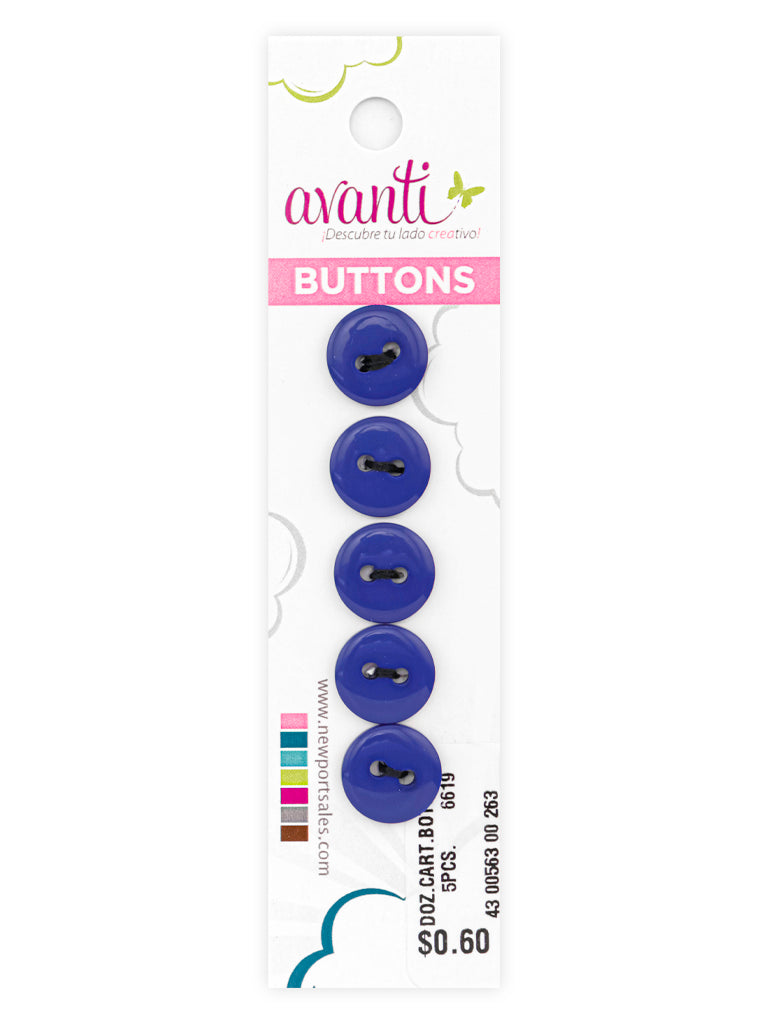 Sewing Buttons – 20L (11.5mm / 0.45 inches) with 2 Holes – Perfect for Jackets, Sweaters & Handbags, 12-Pack