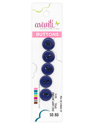 Plastic Circular Buttons, Sew-through, 2 holes, 1cm, Variety of Colors