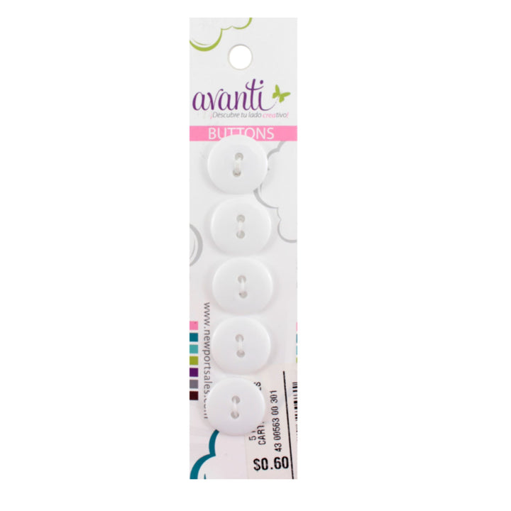 Sewing Buttons – 23L (13.0mm / 0.51 inches) with 2 Holes – Perfect for Heavy Coats, Jackets & Accessories