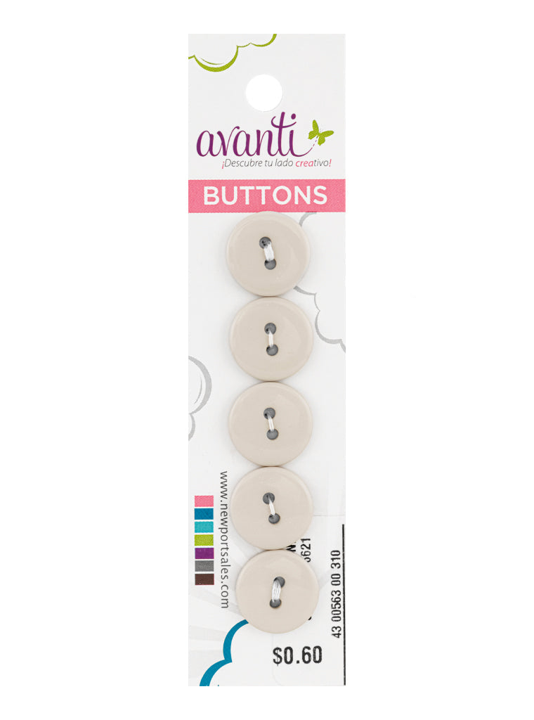 Sewing Buttons – 23L (13.0mm / 0.51 inches) with 2 Holes – Perfect for Heavy Coats, Jackets & Accessories