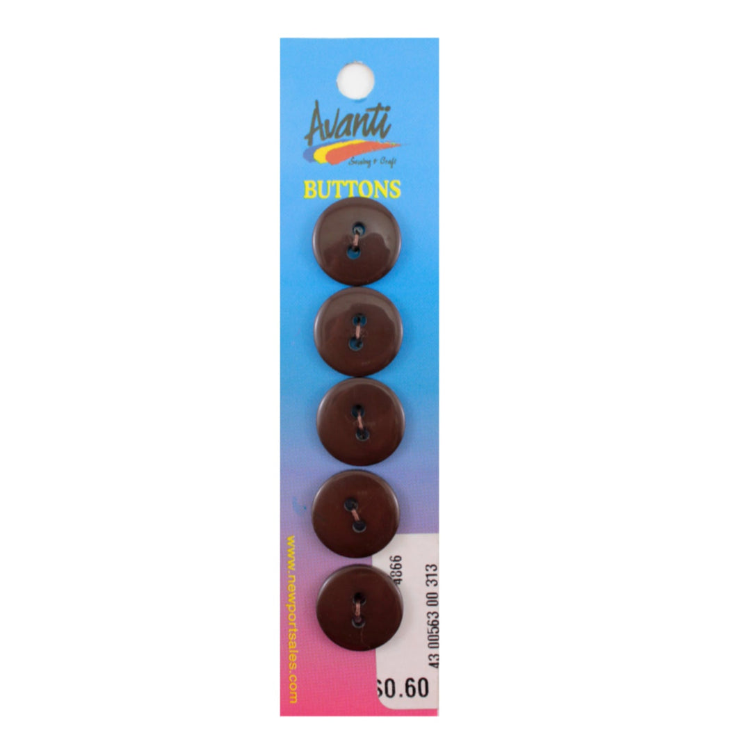 Sewing Buttons – 23L (13.0mm / 0.51 inches) with 2 Holes – Perfect for Heavy Coats, Jackets & Accessories, 12-Pack