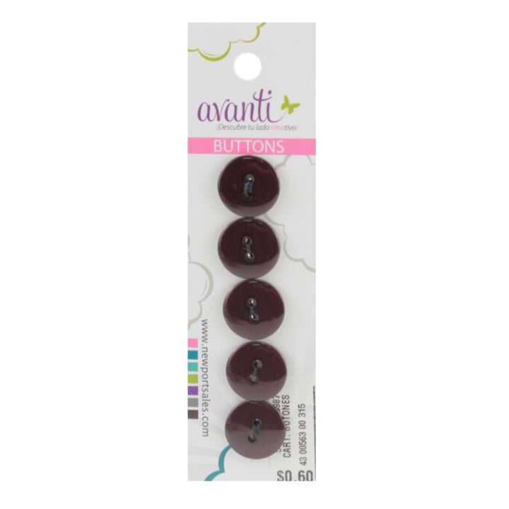 Sewing Buttons – 23L (13.0mm / 0.51 inches) with 2 Holes – Perfect for Heavy Coats, Jackets & Accessories, 12-Pack
