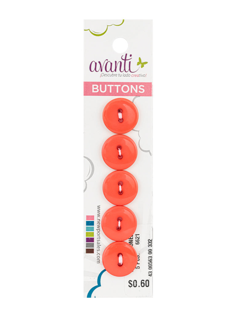 Sewing Buttons – 23L (13.0mm / 0.51 inches) with 2 Holes – Perfect for Heavy Coats, Jackets & Accessories