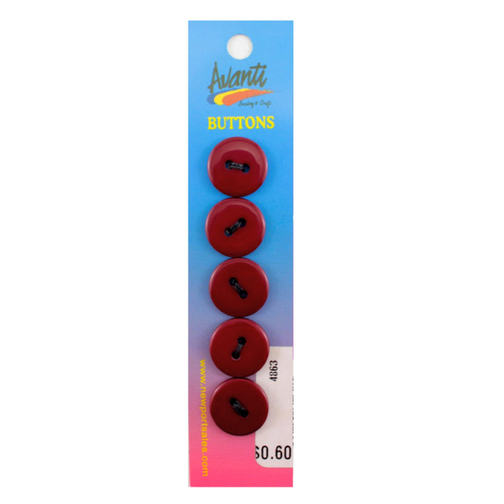 Sewing Buttons – 23L (13.0mm / 0.51 inches) with 2 Holes – Perfect for Heavy Coats, Jackets & Accessories