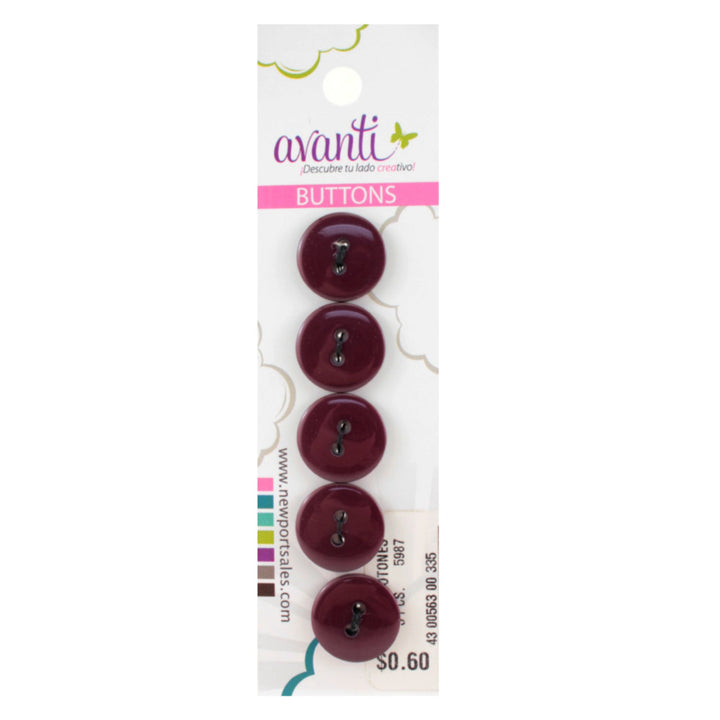 Sewing Buttons – 23L (13.0mm / 0.51 inches) with 2 Holes – Perfect for Heavy Coats, Jackets & Accessories