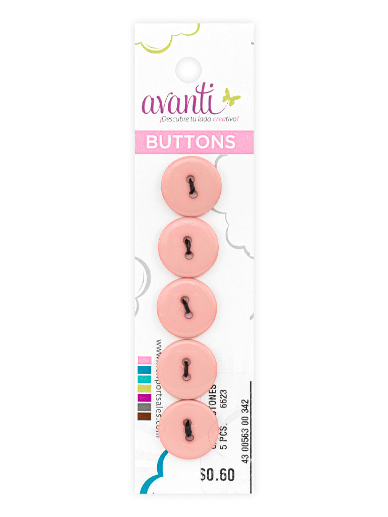 Sewing Buttons – 23L (13.0mm / 0.51 inches) with 2 Holes – Perfect for Heavy Coats, Jackets & Accessories, 12-Pack