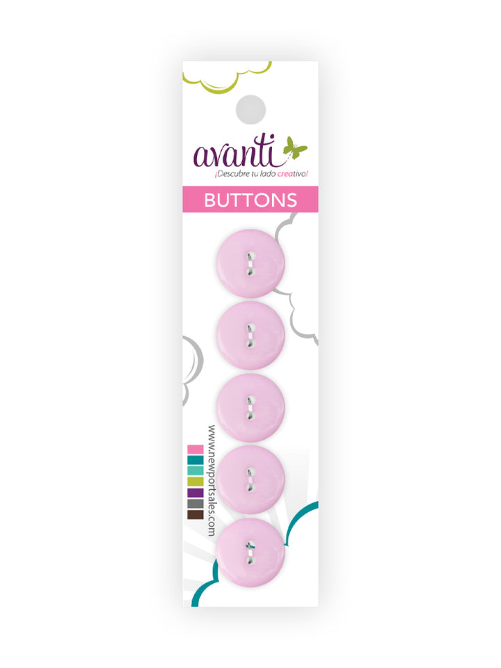 Sewing Buttons – 23L (13.0mm / 0.51 inches) with 2 Holes – Perfect for Heavy Coats, Jackets & Accessories